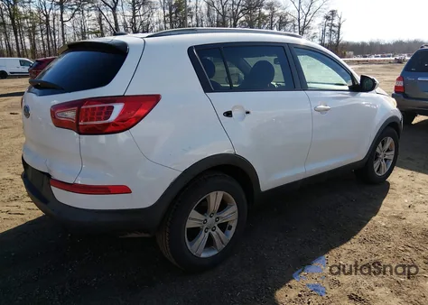 2011 Kia Sportage Lx z USA, uszkodzony, nr VIN KNDPB3A27B7028849